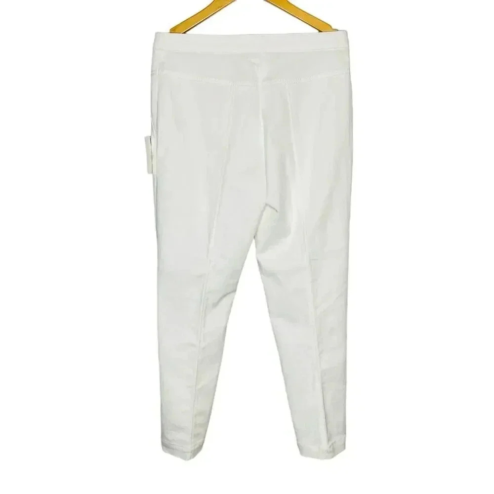 Akris Punto Freya High Rise Cropped Denim Trousers size 8 New - Picture 3 of 7